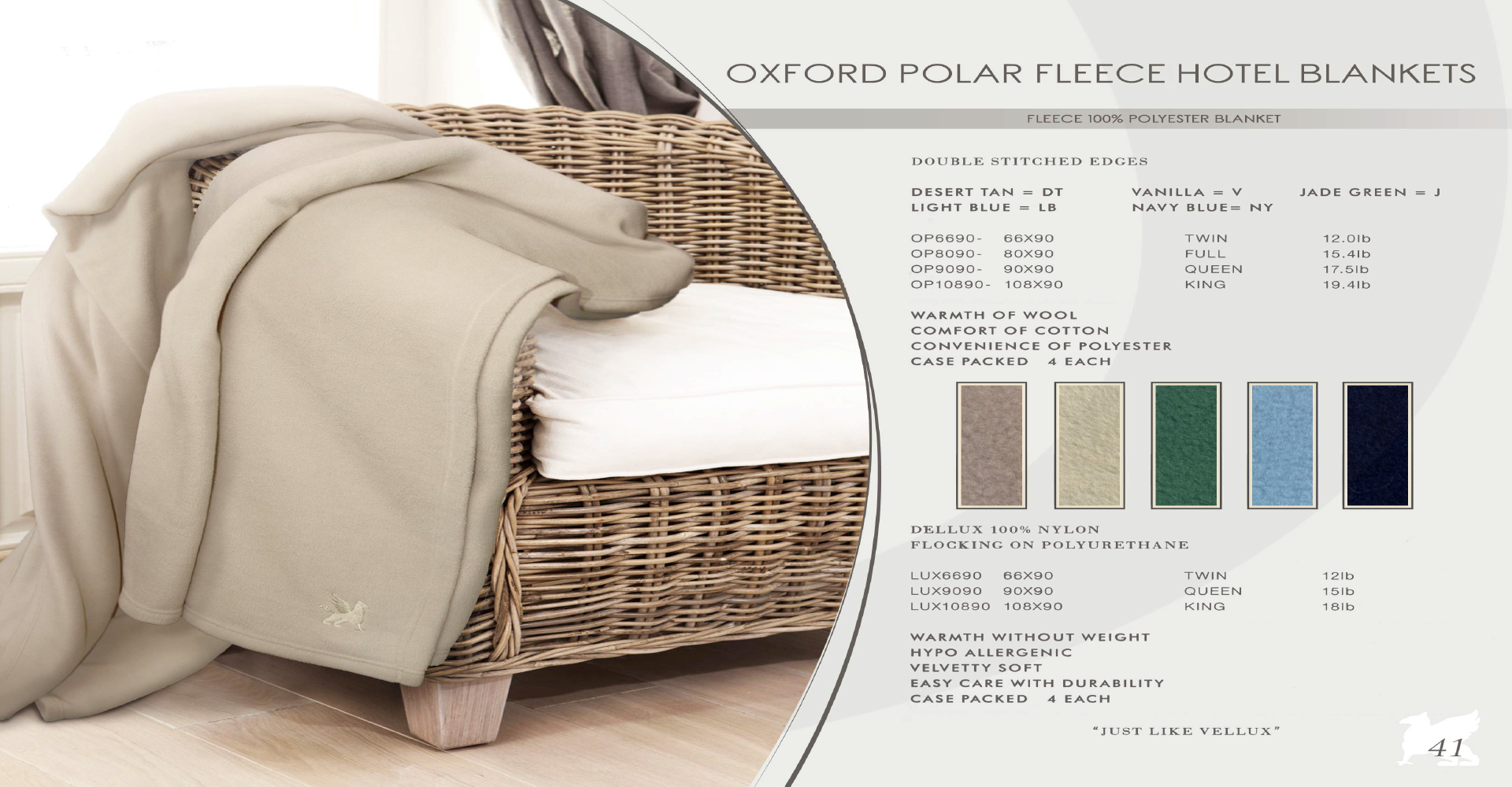 Oxford Fleece Blankets CIL